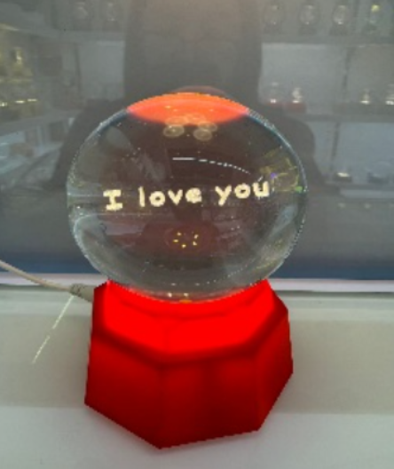 Ночник 3D iLikeGift «I love you» (6 см) 