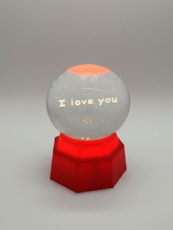 Ночник 3D iLikeGift "Я люблю тебя" (6 см) 