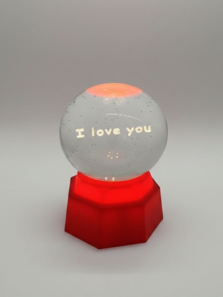 Ночник 3D iLikeGift "Я люблю тебя" (6 см)