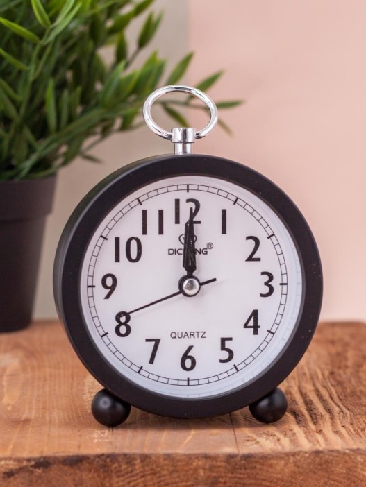 Часы-будильник &quot;Every day&quot;, black (12,2х12,2 см) 