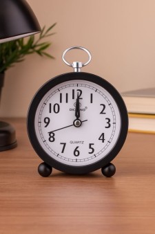 Часы-будильник "Каждый день", черные