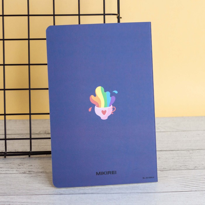 Тетрадь (A5) "Rainbow assorted", black (13.5*20.5) 