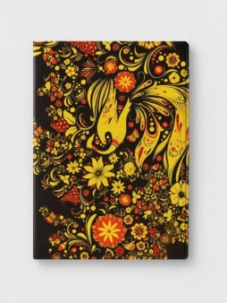 ОБЛОЖКА ДЛЯ ПАСПОРТА "HOHLOMA", плотность 600 мкм