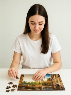 Фигурный пазл деревянный &quot;Citypuzzles. Париж&quot; (108 элементов)