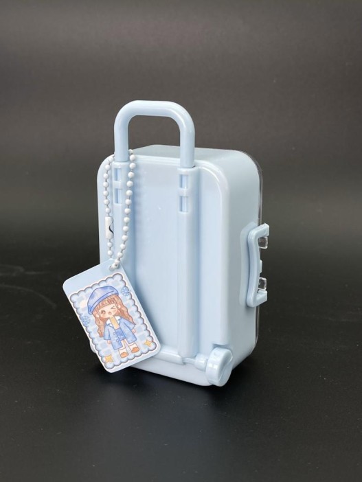 Набор декоративного скотча 6 шт. + диспенсер &quot;Suitcase&quot;, blue (13.5*6*4.5см) 