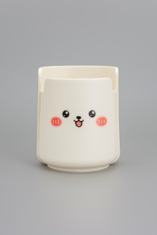 Стакан для канцелярских принадлежностей "Bunny", white