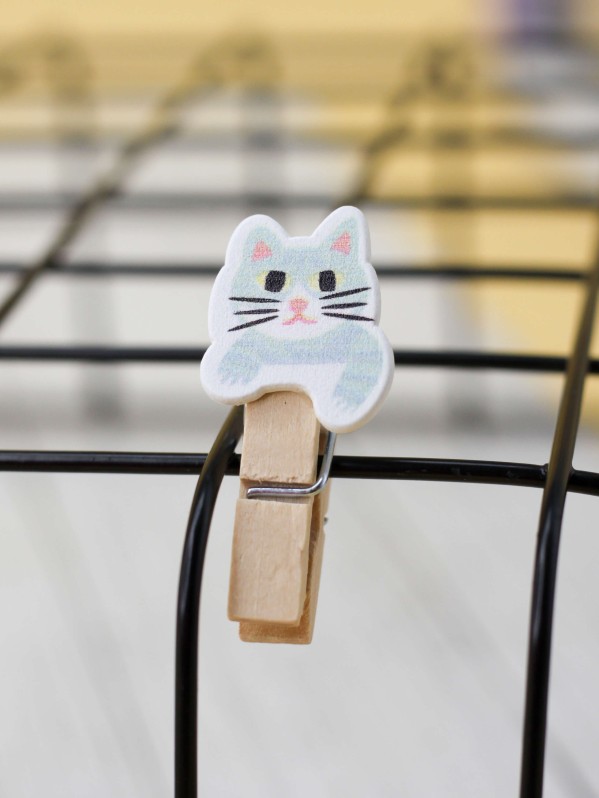 Прищепки ПО ПЛАНУ. "Коты", микс