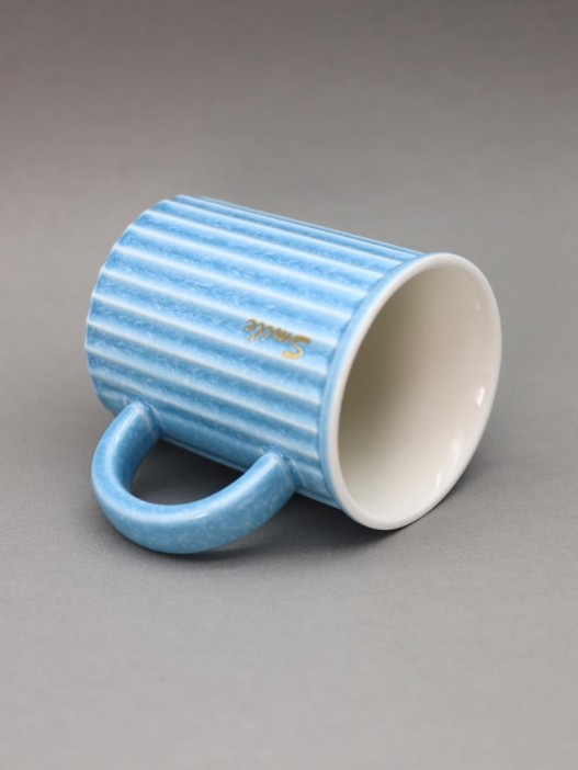 Кружка «Luck will smile today», blue (350 ml) 