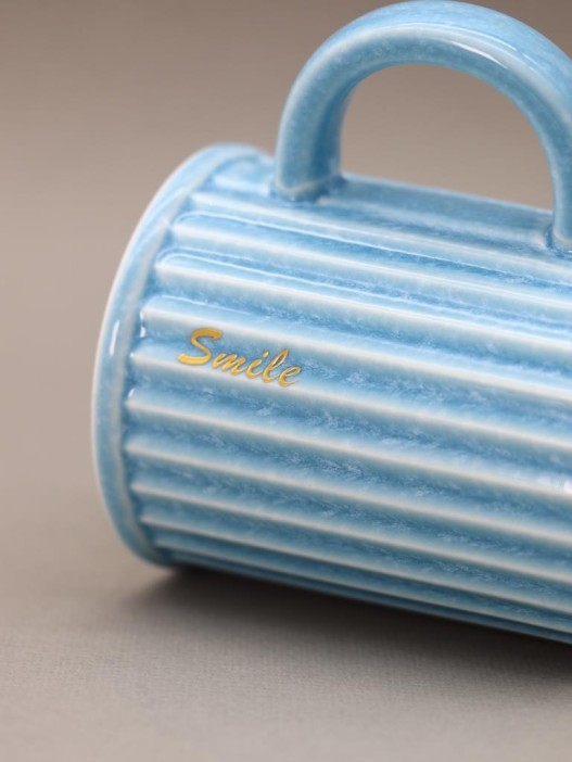 Кружка «Luck will smile today», blue (350 ml) 