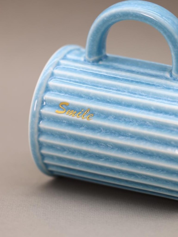 Кружка «Luck will smile today», blue (350 ml)