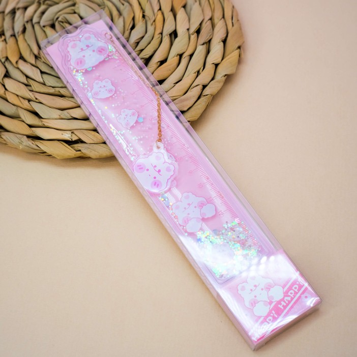 Линейка закладка "Hare strawberry", mix 