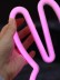 Неоновый LED ночник настольный &quot;Bunny&quot;, розовое свечение (20,5х22 см) 