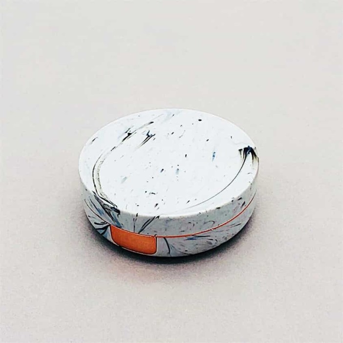 Контейнер для линз "Marble", pink 