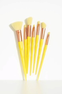Набор кистей для макияжа &quot;Prism Beauty&quot;, 8 кистей, yellow