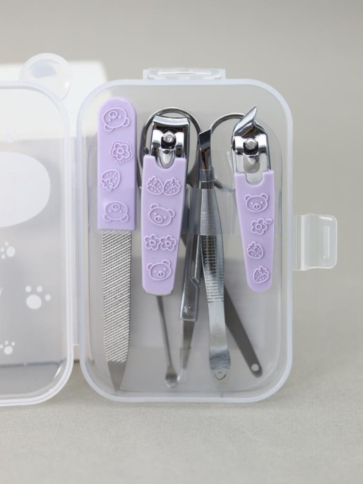 Маникюрный набор &quot;The cat&quot;, purple 