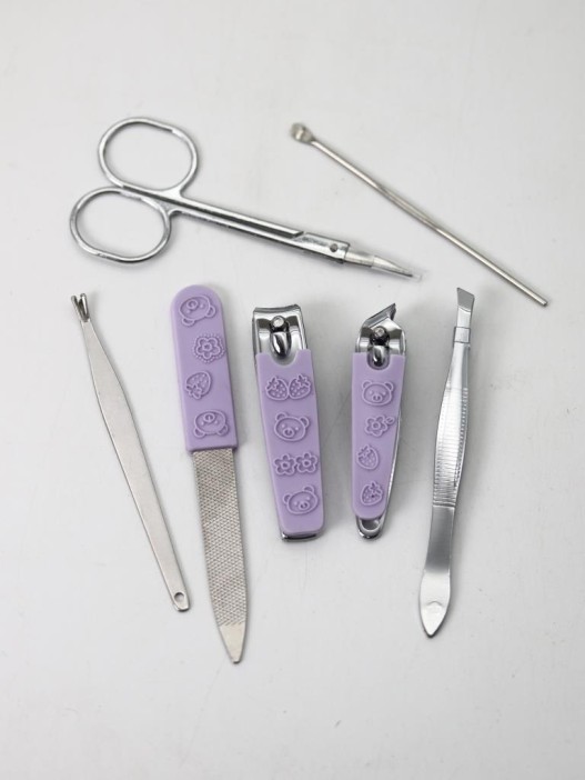 Маникюрный набор &quot;The cat&quot;, purple 