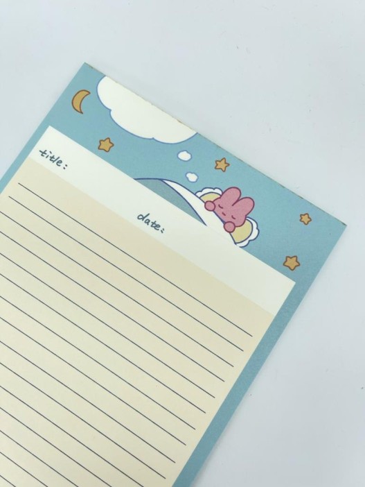 Блок для заметок &quot;Sleeping Bunny&quot;, 30 л. 14*21 см 