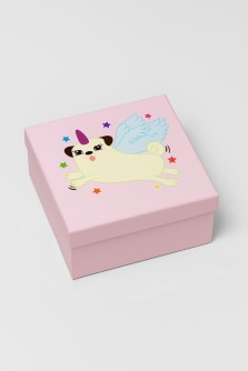 Подарочная коробка «Mopscorn», 15*15*6.5