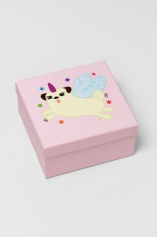 Подарочная коробка «Mopscorn», 15*15*6.5