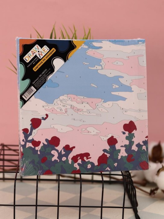 Картина по номерам на подрамнике Draw Me! «Scenery», (20*20 см) 