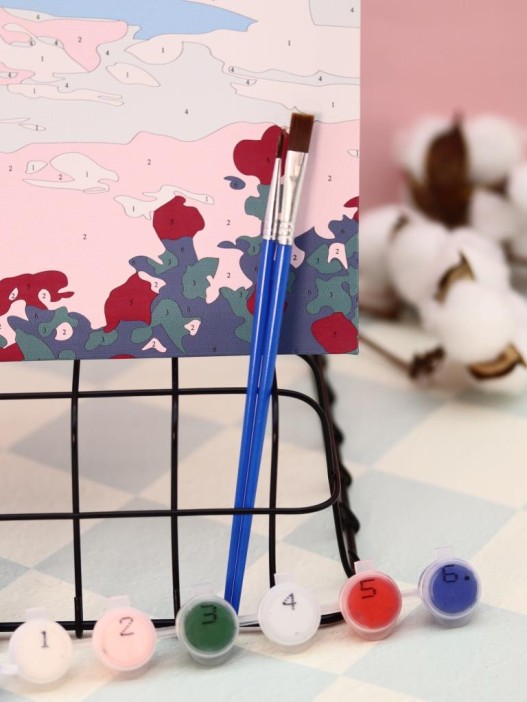 Картина по номерам на подрамнике Draw Me! «Scenery», (20*20 см) 