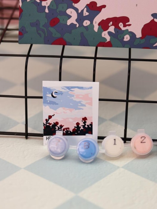 Картина по номерам на подрамнике Draw Me! «Scenery», (20*20 см) 