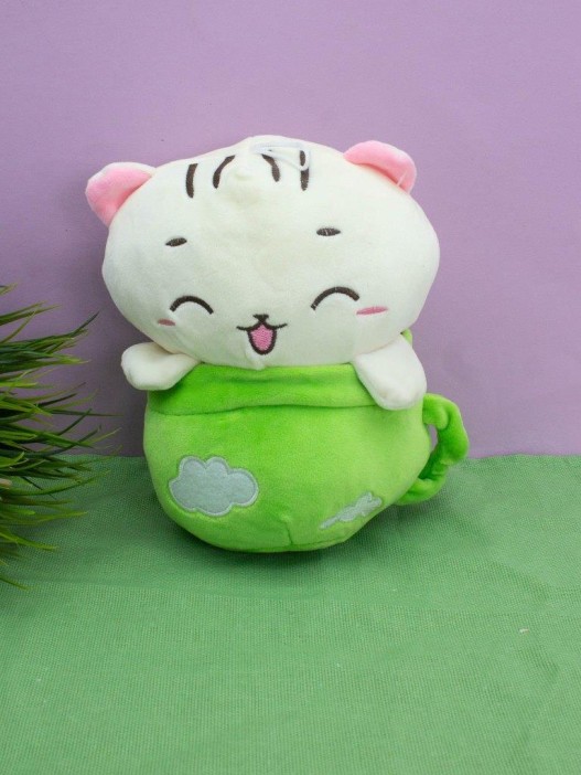Мягкая игрушка &quot;Kitty pot&quot;, green, 21 см 