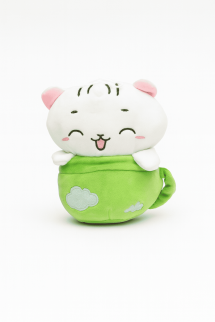 Мягкая игрушка &quot;Kitty pot&quot;, green, 21 см