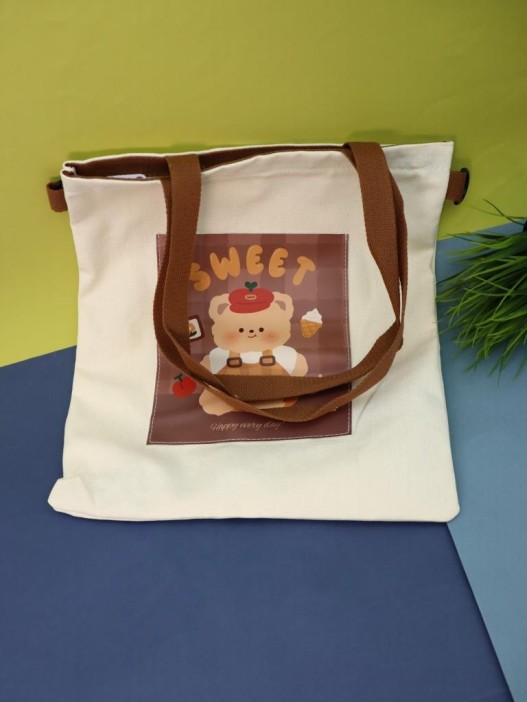 Сумка шоппер &quot;Sweet bear&quot;, white 