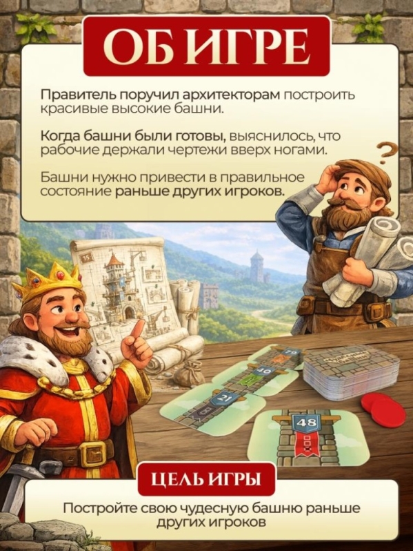 Игра настольная "Чудесные башни"