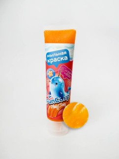 Мыльная краска &quot;FunCorp Playclay&quot;, оранжевая (90мл)