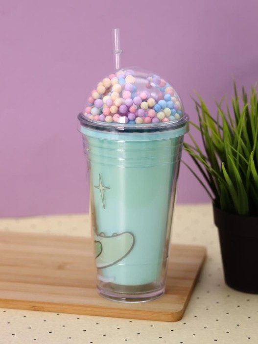 Тамблер iLikeGift &quot;Capybara in hat&quot;, green (450 мл) 