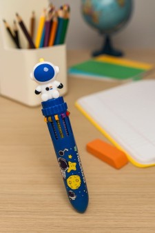 Разноцветная ручка 10 в 1 "The White Cosmonaut", blue