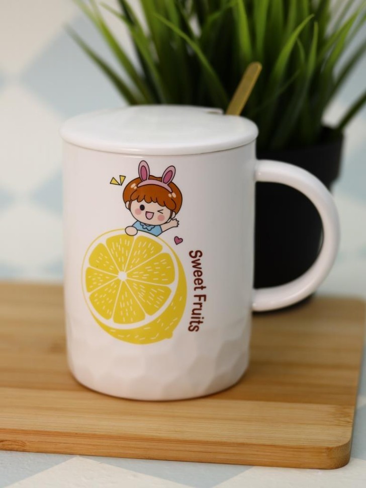 Кружка керамическая "Limon hug"