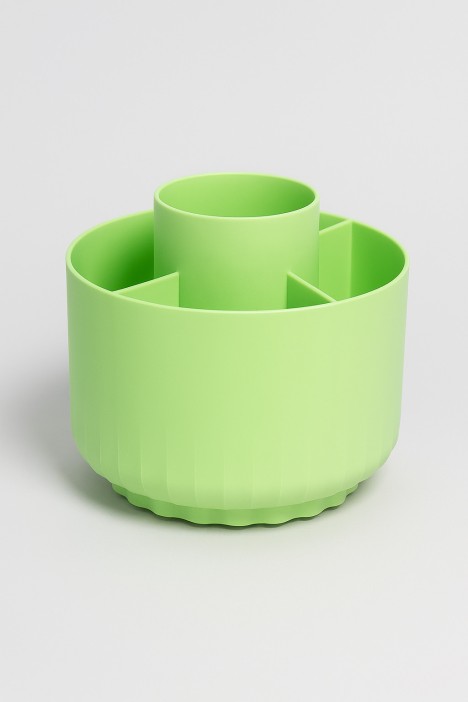 Органайзер для канцелярских принадлежностей &quot;Round&quot;, green + стикеры 