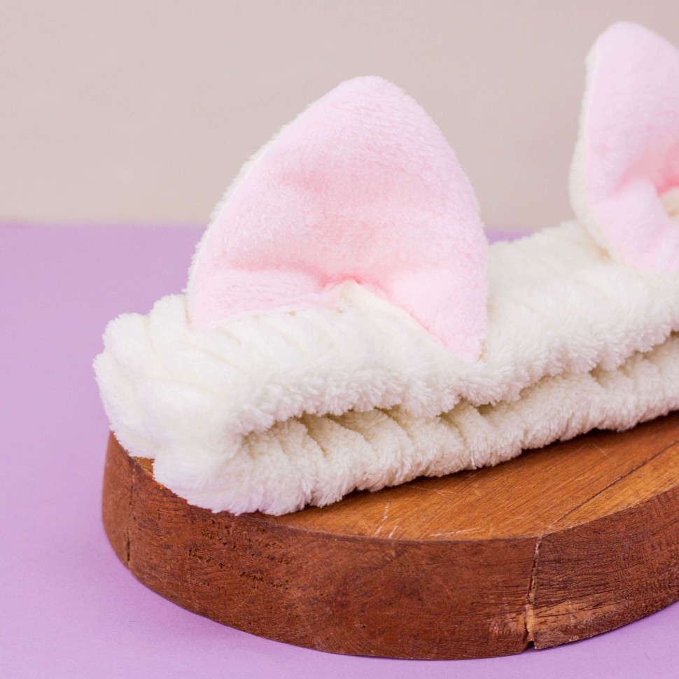 Повязка на голову GIRLY "Кошка", желтая