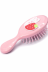 Расческа "Заяц с клубничкой", розовая 