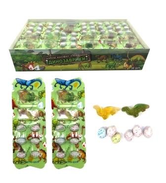 Набор конфет &quot;Динозаврики&quot; с игрушкой (шоубокс - 30 шт.) 