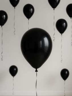 Набор воздушных шаров 10 шт. "Timeless", black (25 см)