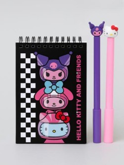 Блокнот А6 "Hello Kitty and friends", 60 л, на гребне
