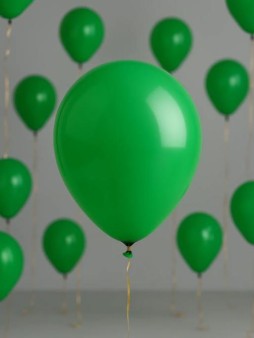 Набор воздушных шаров 8 шт. "Monochrome magic", dark green (30 см)