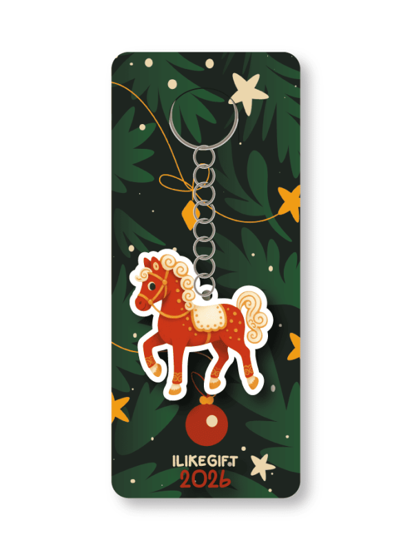 Брелок ECO из дерева iLikeGift &quot;Лошадка&quot; 