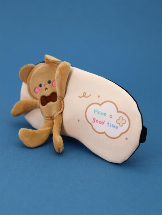 Маска для сна гелевая &quot;Give me a hug&quot;, bear 
