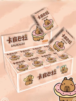 Игральные карты 54 шт. "Mini poker. CAPYBARA" 4*5,5*2 см