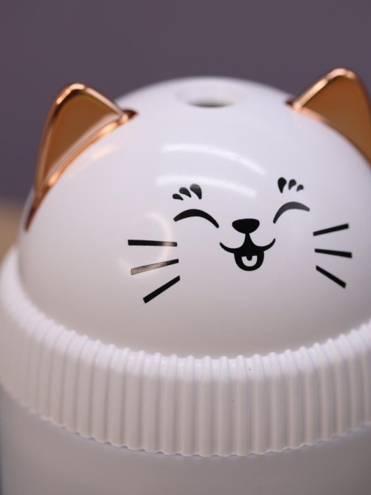 Настольный увлажнитель воздуха - ночник &quot;Cat&quot;, white, (портативный, USB) 