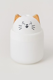 Настольный увлажнитель воздуха - ночник "Cat", white, (портативный, USB)