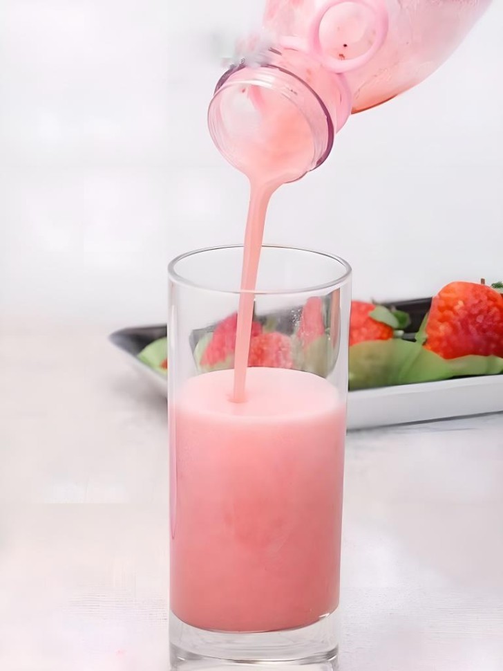 Блендер портативный "Ease", pink, USB, (21,5*7,5 см)