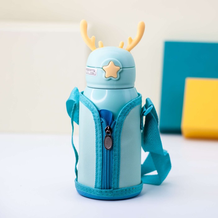 Термос "Horns fox", green (600ml) 