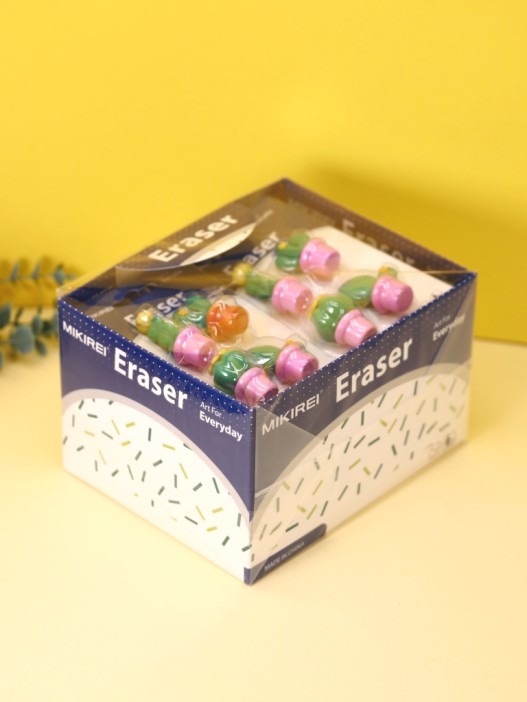 Ластики &quot;Cactus&quot;, шоу-бокс 12 шт. 