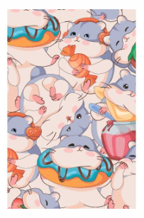 Держатель для карт &quot;Hamster vibe&quot; (6,5 х 10,4 см)